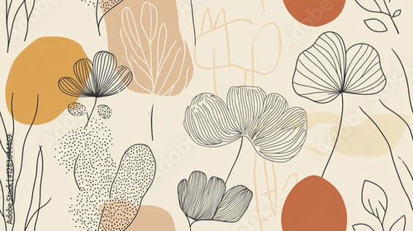 Obraz seamless floral pattern