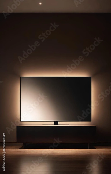 Obraz modern tv with lcd tv