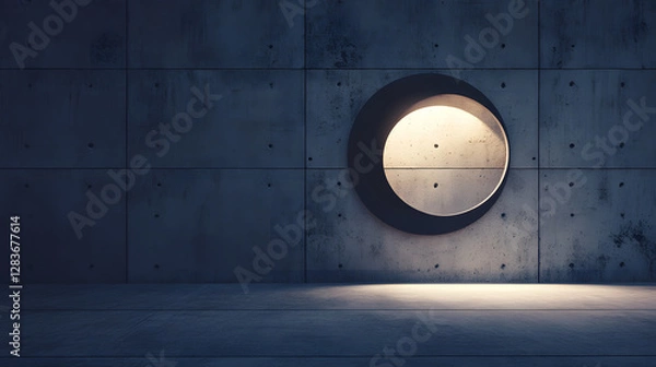 Fototapeta un miroir original dans une ambiance épique, intérieur, décoration, design, architecture