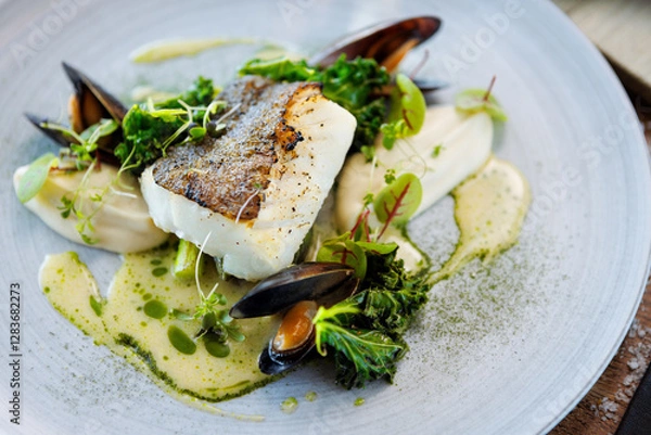 Obraz grilled salmon steak