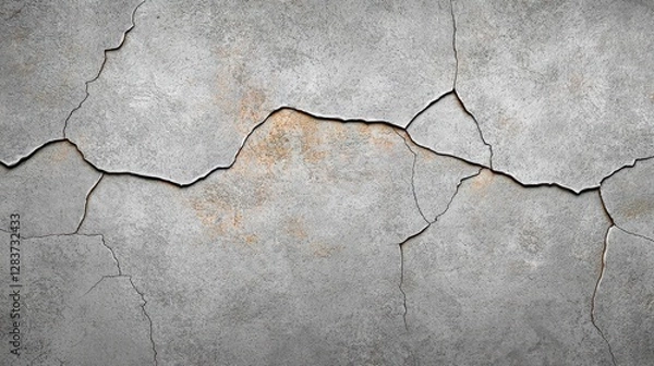 Obraz Subtle Gray Textured Background with Cracks and Gradients
