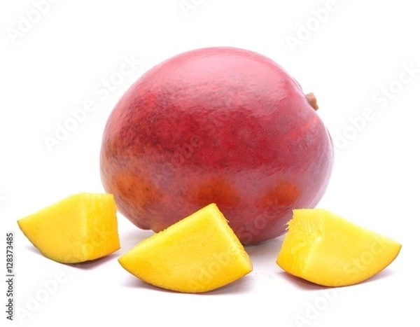 Obraz Mango fruit isolated on white background
