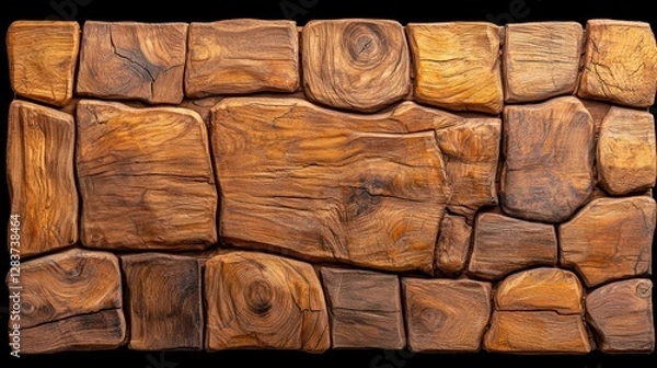 Obraz Detailed Wood Texture Background with Natural Elements and Patterns