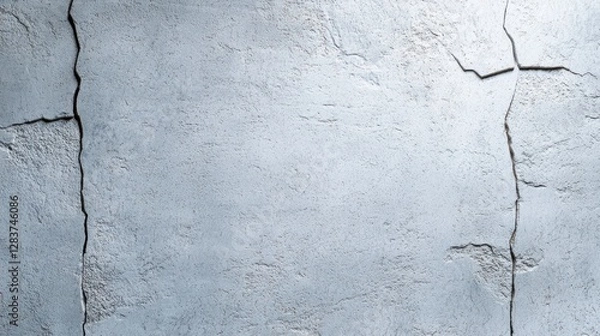 Obraz Subtle Gray Monochrome Background with Textured Cracking Pattern