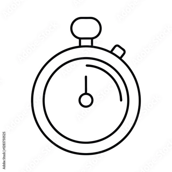 Fototapeta stopwatch vector icon