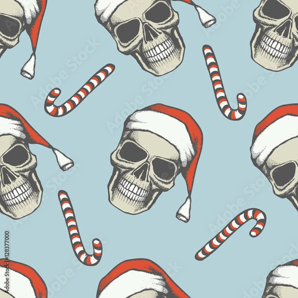 Obraz Vector skull illustration