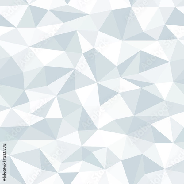 Fototapeta Vector Polygon Abstract Seamless Background