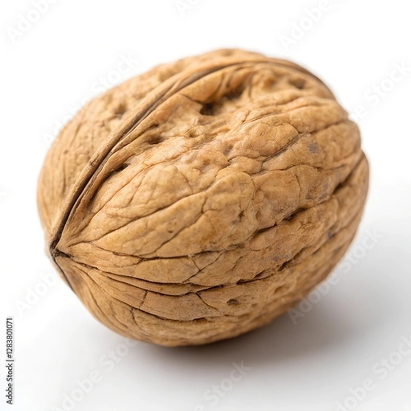 Fototapeta walnut isolated on white background