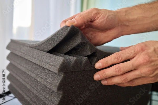 Fototapeta Acoustic Foam Panel specifically designed for effective Soundproofing and Treatment solutions