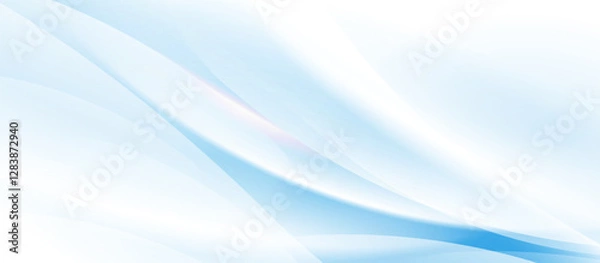 Obraz Elegant Light Blue Abstract Wave Background