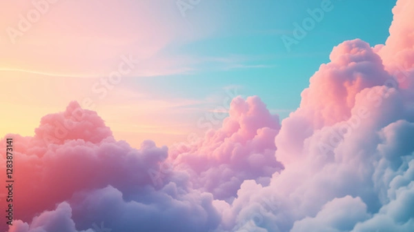 Fototapeta clouds over the sky