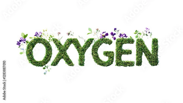 Fototapeta Oxygen alphabet 