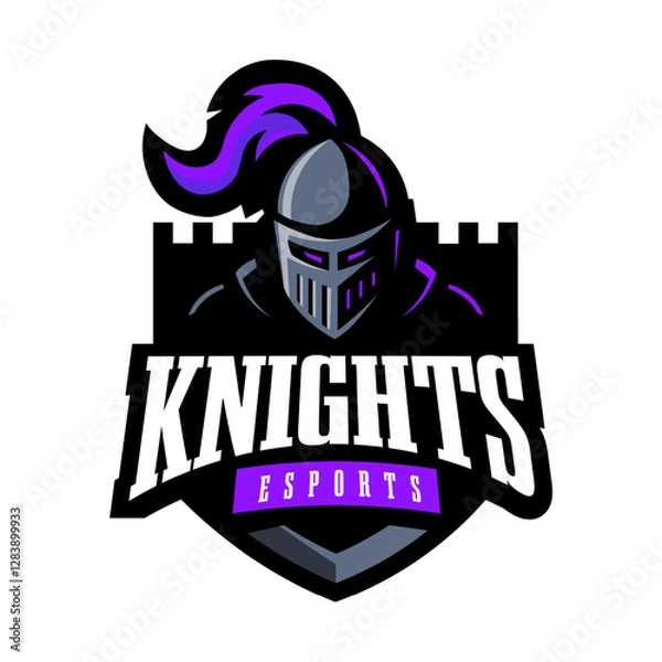 Obraz knight esports logo