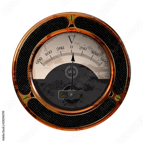 Fototapeta measuring device vector
