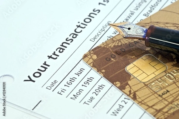 Obraz Credit Card Statement