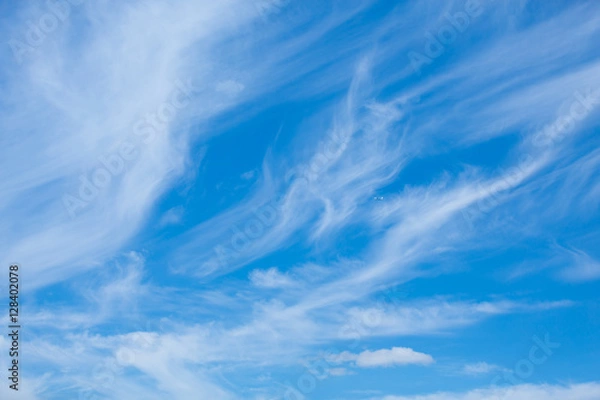 Obraz amazing blue sky with stains of clouds