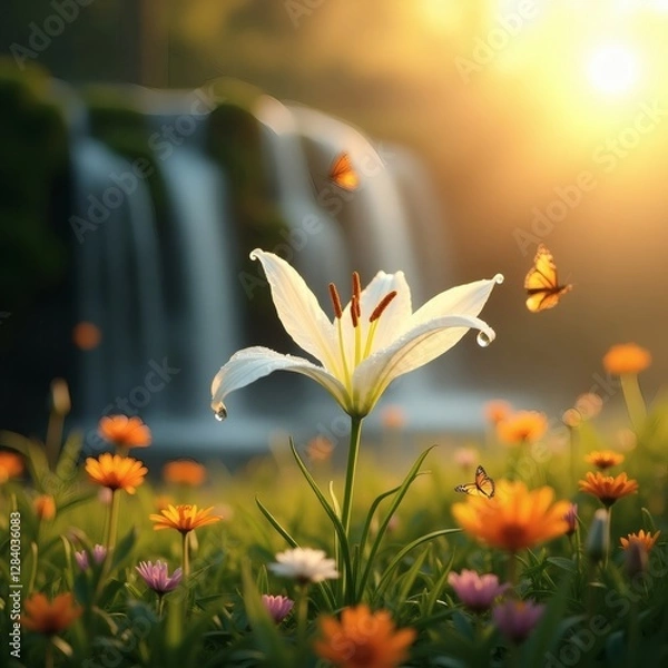 Obraz flowers on the meadow