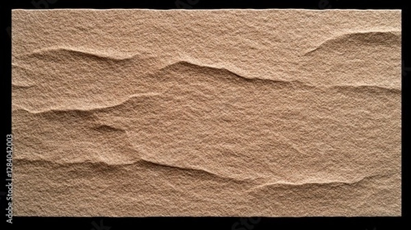 Obraz Vintage brown crumpled paper background with rough texture and natural patterns