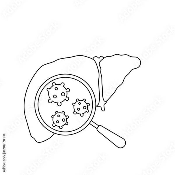 Obraz hepatitis disease