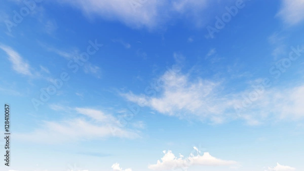 Obraz Cloudy blue sky abstract background, blue sky background with ti