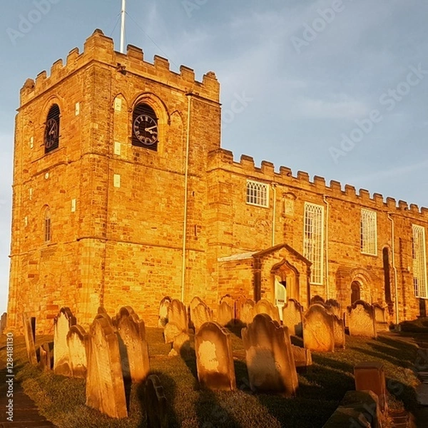 Fototapeta Whitby Abbey in Yorkshire in the United Kingdom