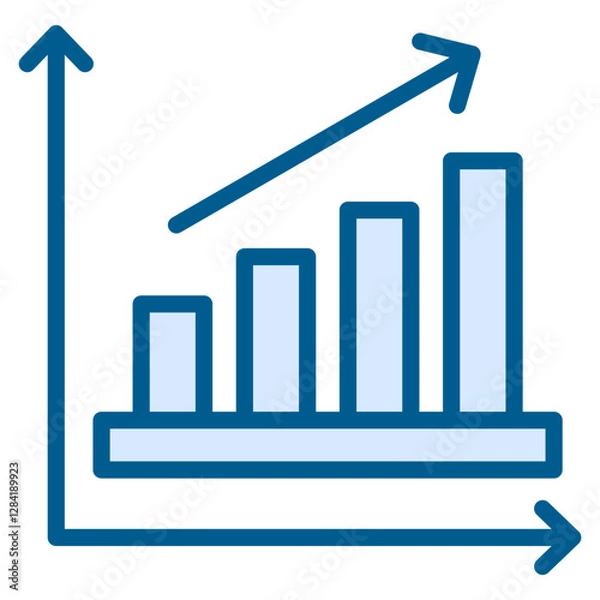 Fototapeta Bar Chart Icon
