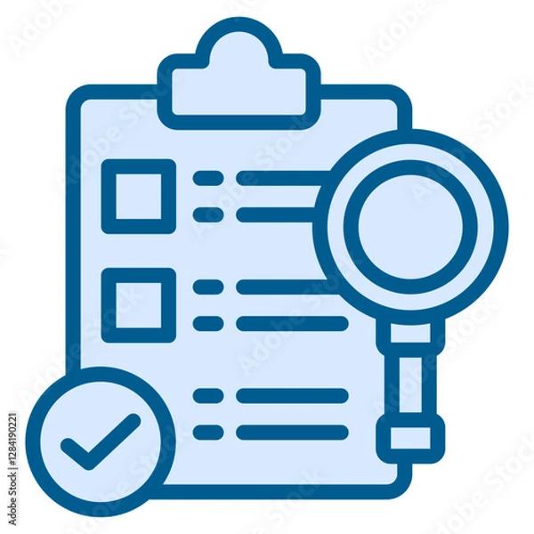 Fototapeta Evaluation Checklist Icon