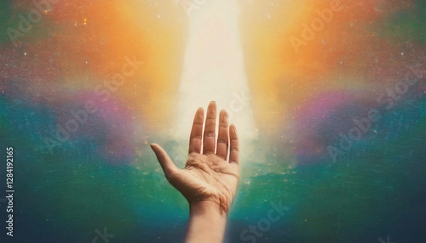 Fototapeta 光を求める手