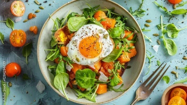 Obraz Egg benedict with salmon