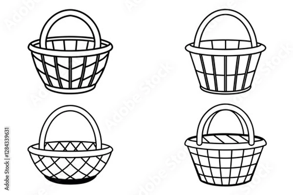Obraz  Basket vector