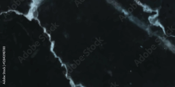 Fototapeta Stone black marble texture background. Kitchen floor and worktop counter luxury for interior. 