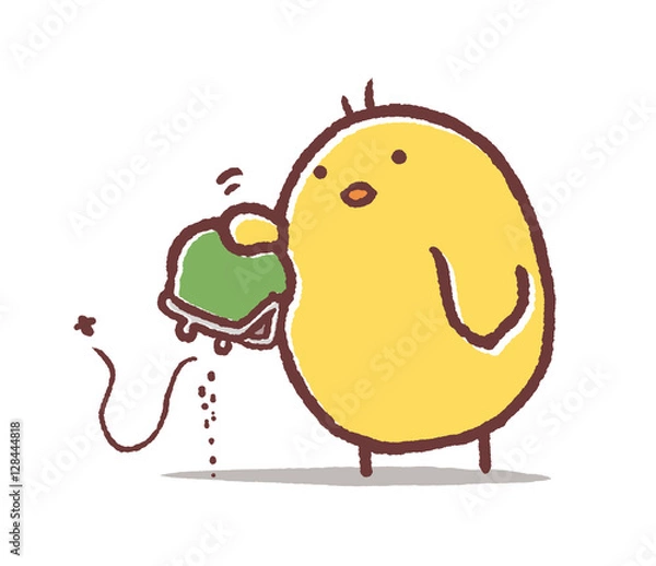 Fototapeta 金欠のひよこ