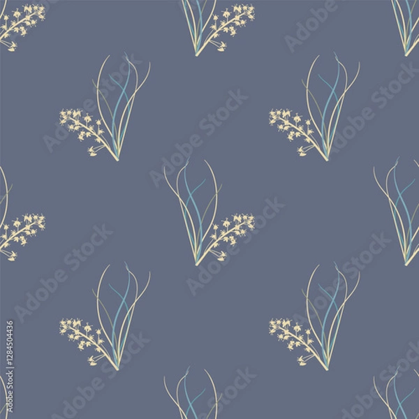 Fototapeta Vector seamless floral pattern for paper design, home textiles