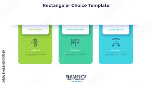 Fototapeta Modern Infographic Vector Template
