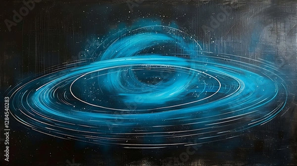 Fototapeta dark blue background 