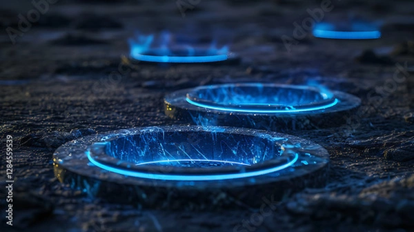 Fototapeta dark blue background 