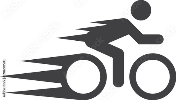 Obraz Cyclist icon