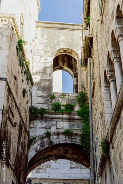 Fototapeta Architecture of the old town of Split in Croatia