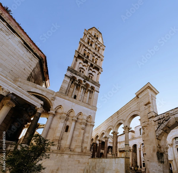 Obraz Architecture of the old town of Split in Croatia
