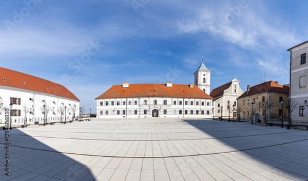Obraz Buildings and houses of the old town of Osijek