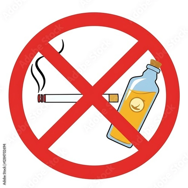 Obraz no smoking sign