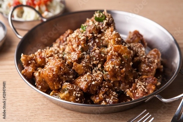 Fototapeta Sweet and Sour Chicken, 양념닭강정