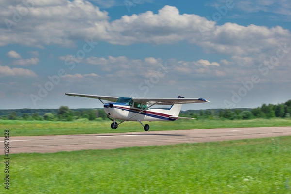 Fototapeta Light private plane