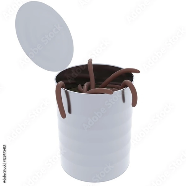 Obraz Opened can of worms