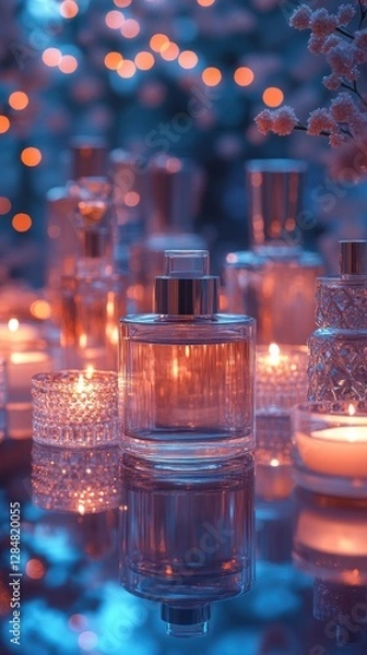 Fototapeta Enchanted Perfume: A Night of Fragrance and Light
