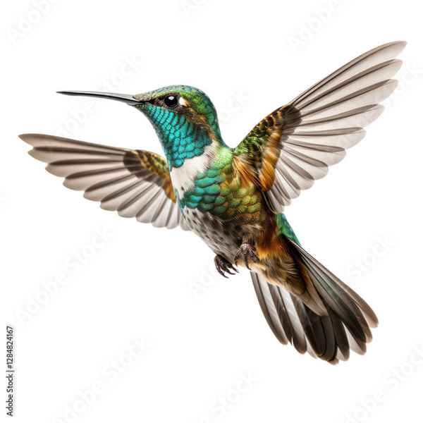 Fototapeta hummingbird isolated on transparent background,PNG