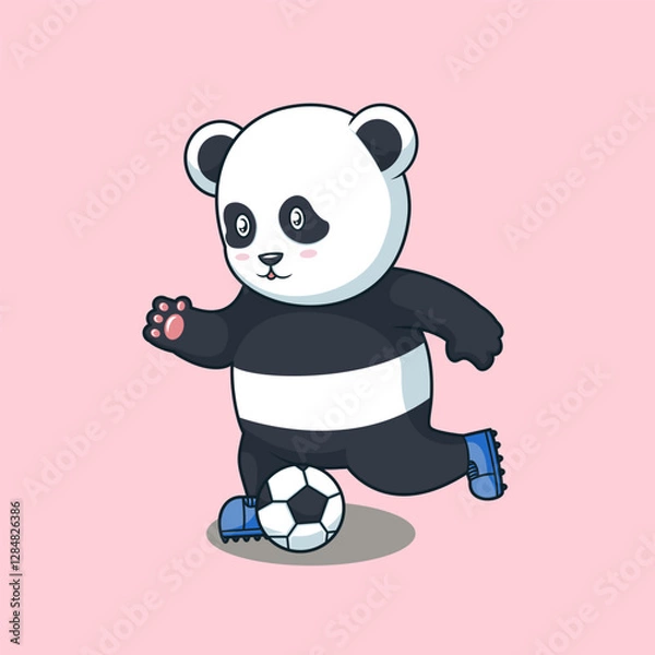 Obraz Panda with a ball