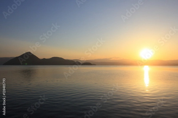 Fototapeta 北海道洞爺湖　日の出