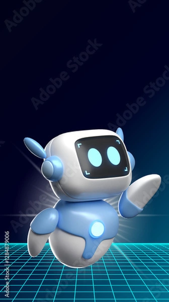 Obraz Modern cute robot