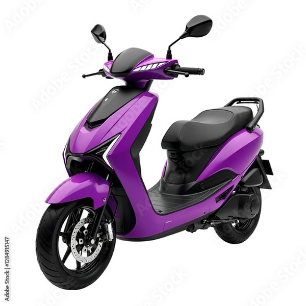 Obraz Scooter on transparent background